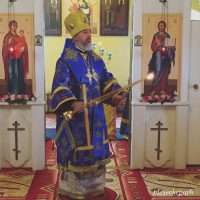 Епископ Плесецкий и Каргопольский Александр 28 августа, в праздник Успения Божией Матери совершил Литургию.