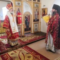 В обители отметили день преставления преподобного Александра Ошевенского.