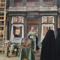 Престольный праздник в деревне Малая Шалга.