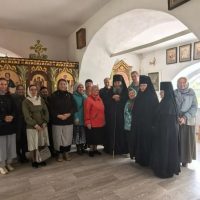 Паломники из Архангельска помолились в древних стенах монастыря.